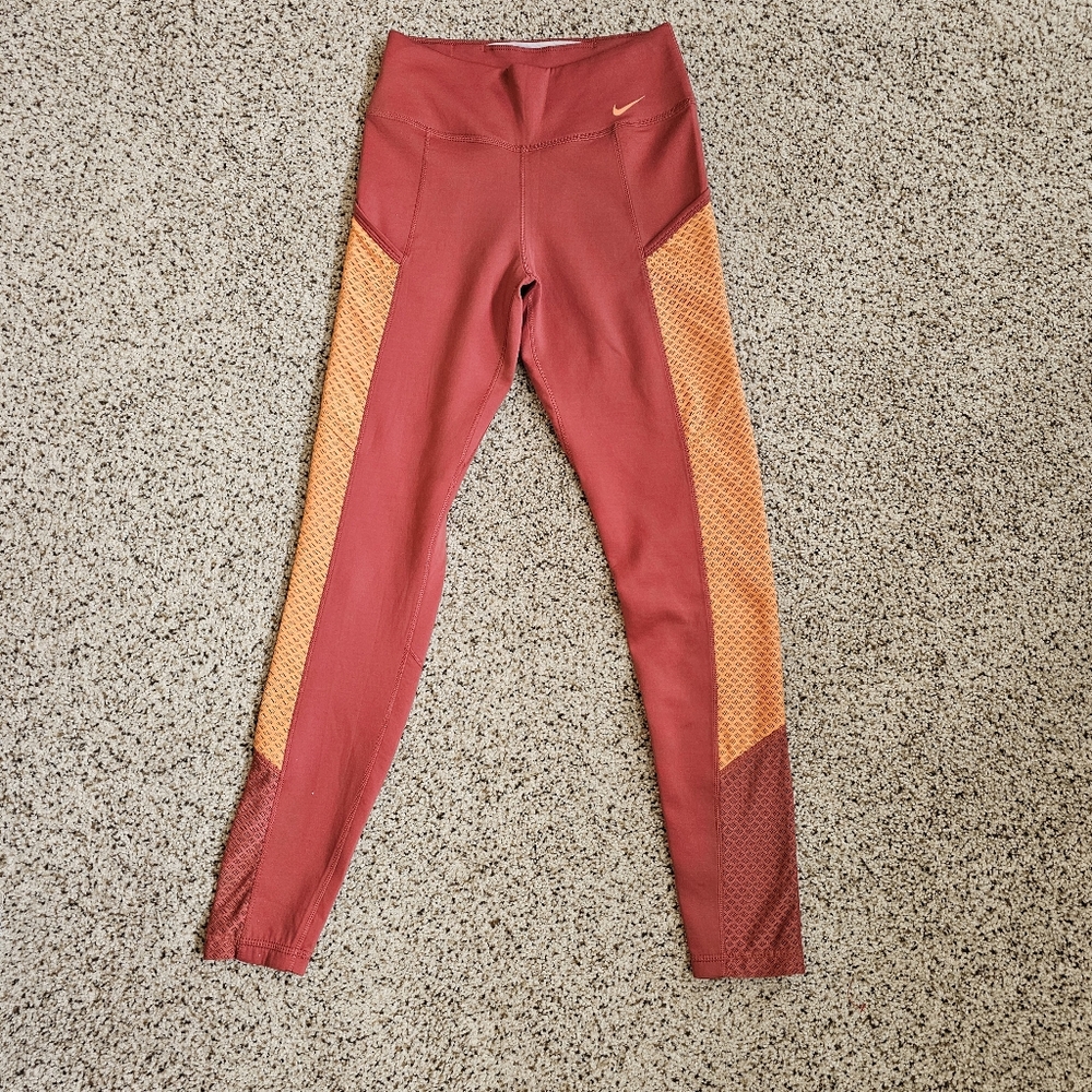 Nike Therma-fit Canyon Rust Leggings Womens Small
